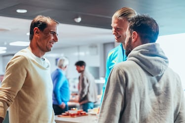 La visita de Nadal a Guardiola: “Es uno de los deportistas más increíbles de la historia”