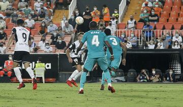 1-0. Hugo Duro marca el primer gol.