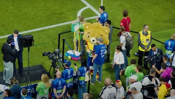 A young YouTuber managed to get passed UEFA security ahead of the clash between Germany and Scotland, raising concerns.