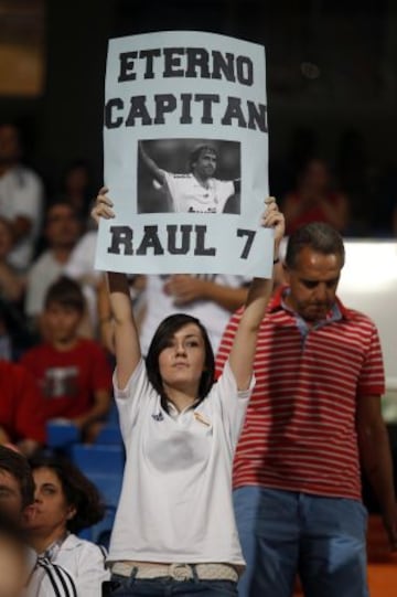 Trofeo Santiago Bernabeu. Homenaje a Raúl.