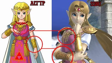 Explicado el cambio estético de Zelda en Super Smash Bros. Ultimate