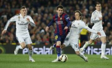 Messi, Kroos y Modric.