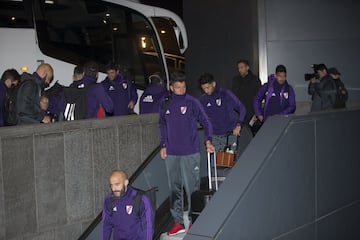 River Plate arrive in Madrid