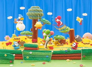 Ilustración - Yoshi&#039;s Woolly World (WiiU)