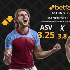 Aston Villa vs. Manchester City: horario, TV, pronósticos, estadísticas y clasificación