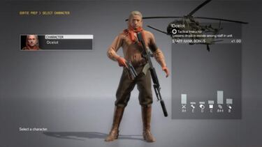 Ocelot llega al modo FOB de Metal Gear Solid V