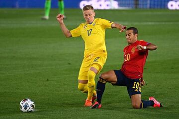 Oleksandr Zinchenko y Thiago Alcántara.