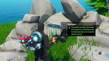 Fortnite Battle Royale: cómo conseguir el Fortbyte #32 con la mascota Kyo en el punto más al norte