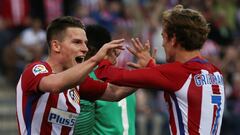 Gameiro y Griezmann.