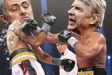 En octubre Wenger y Mourinho tuvieron un enfrentamiento. Las parodias no se hicieron esperar.