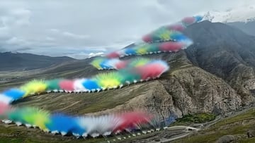 Fuegos artificiales en el Himalaya