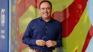 VALENCIA VALENCIAN COMMUNITY, SPAIN - JULY 14: The spokesman of the PP of Valencia and member of the national executive committee, Juanfran Perez, poses for Europa Press, July 15, 2025, in Valencia, Valencian Community, Spain. The syndic of the Popular Party in the Corts Valencianes, Juanfran Perez Llorca, joined the new national executive committee of the PP after the celebration of the XXI congress of the party. The also mayor of Finestrat and trusted man of the Valencian president, will be part of Feijoo's team. (Photo By Rober Solsona/Europa Press via Getty Images)