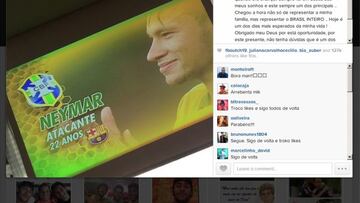 Neymar: "Se cumplió el sueño que tenía desde que era un crío"