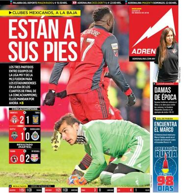 Prensa mexicana critica a sus equipos por derrotas ante MLS