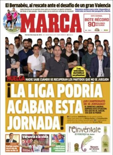 Portadas de la prensa deportiva