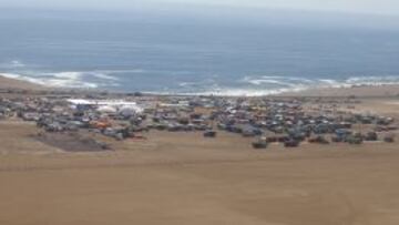 Ciudad itinerante. El Dakar conlleva un montaje espectacular.