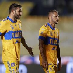 Gignac y el 'Diente', la pareja ofensiva de Tigres ante Xolos