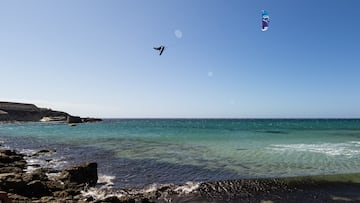 Kitesurf Big Air en Playa Balneario, Tarifa (Cádiz).