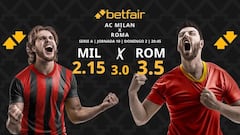 AC Milan vs. AS Roma: horario, dónde ver, pronósticos y clasificación