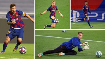 Sólo cuatro jugadores tienen el cartel de intransferibles: Ter Stegen, Lenglet, De Jong y Messi.