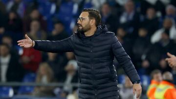MADRID, 29/01/2024.- El técnico del Getafe José Bordalás durante el encuentro de la jornada 22 de LaLiga que disputan Getafe CF y Granada CF, este lunes en el Coliseum de Getafe. EFE/ JuanJo Martín