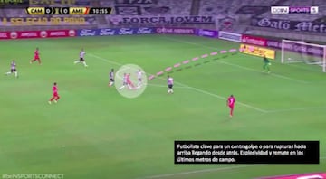 Es un futbolista clave para un contragolpe