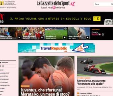 Portadas de la prensa extranjera