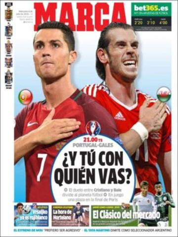 Portadas de la prensa mundial