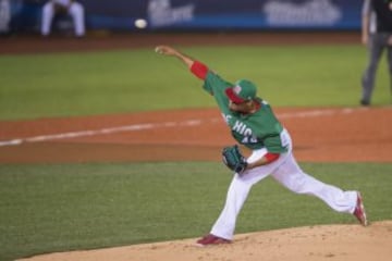 Action photo during the match Mexico vs Italia corresponding of the World Baseball Classic 2017,  in Jalisco. 

Foto durante el partido Mexico vs Italia correspondiente al Clasico Mundial de Beisbol 2017, en Jalisco, en la foto: Yovani Gallardo Mexico

09/03/2017/MEXSPORT/Cristian de Marchena