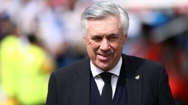 Ancelotti, entrenador del Real Madrid.