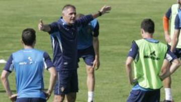 Paco Herrera, técnico del Zaragoza.