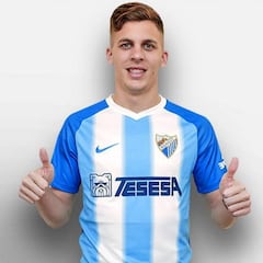 El Málaga ata a Brezancic, Alejo y Werner y cede a Juanpi al Huesca