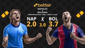 Nápoles vs. Bolonia: horario, dónde ver, pronósticos y estadísticas