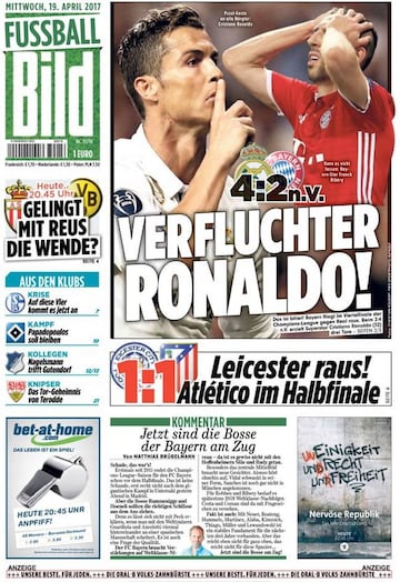 Portada de 'Fussball Bild'.