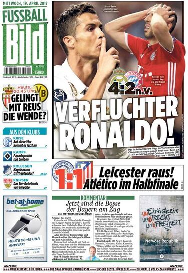 En Alemania pasan de puntillas sobre Kassai: 'Maldito Cristiano'