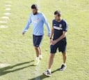 Arda Turan volvió a entrenar, trabajó en solitario