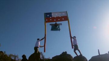 'Ardilla' Álvarez recordó el día en que 'voló' y atravesó una bandera en el cerro Manquehue