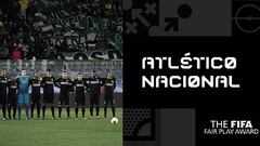 Atl&eacute;tico Nacional gana el premio FAIR PLAY FIFA 2016