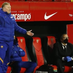 Koeman vuelve a mirar al árbitro: "No pitó un penalti"