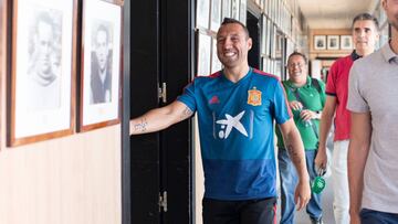 04/06/19 RUEDA DE PRENSA DE SANTI CAZORLA SELECCION ESPA&Ntilde;OLA ESPA&Ntilde;A 
 
 