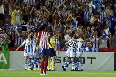 Nahikari adelant¨® a la Real Sociedad. 1-2.