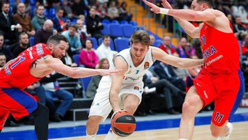 CSKA de Mosc¨²-Real Madrid (93-87 ): Resumen y resultado: el Madrid, sin opciones en Mosc¨²