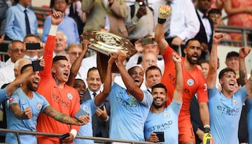 En imágenes: La coronación del City en la Community Shield