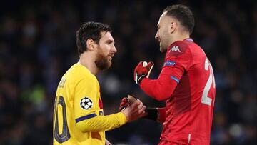 Lionel Messi y David Ospina