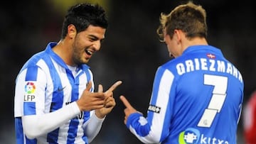 Carlos Vela visita a Griezmann en Madrid tras la final de la MLS Cup