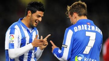 Carlos Vela visita a Griezmann en Madrid tras la final de la MLS Cup