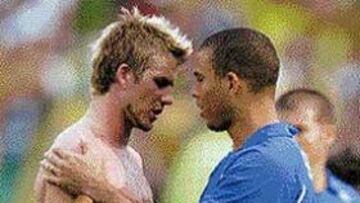 Ronaldo y Beckham en el Mundial