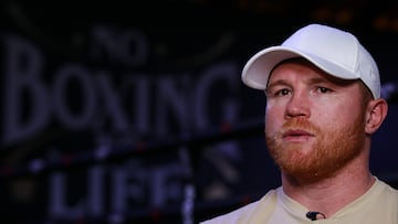 El boxeador mexicano Saúl Canelo Álvarez.