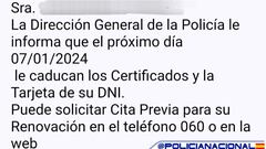 El mail sobre tu DNI que sí puede enviarte la Policía