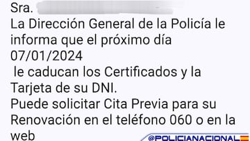 El mail sobre tu DNI que s¨ª puede enviarte la Polic¨ªa